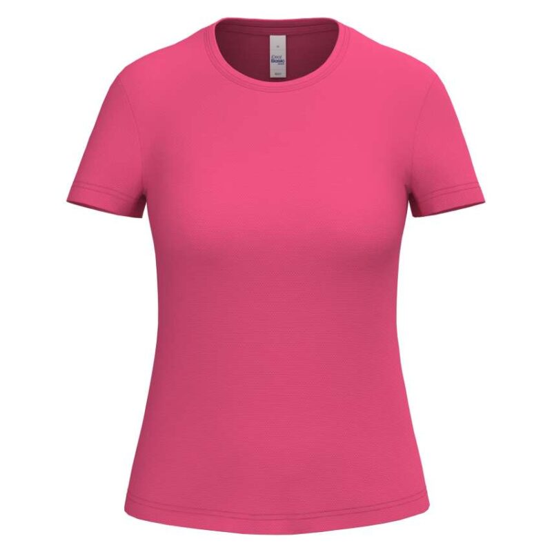 iDeal Basic MERCURY LADIES' POLYESTER T-SHIRT - Ideal Fuchsia