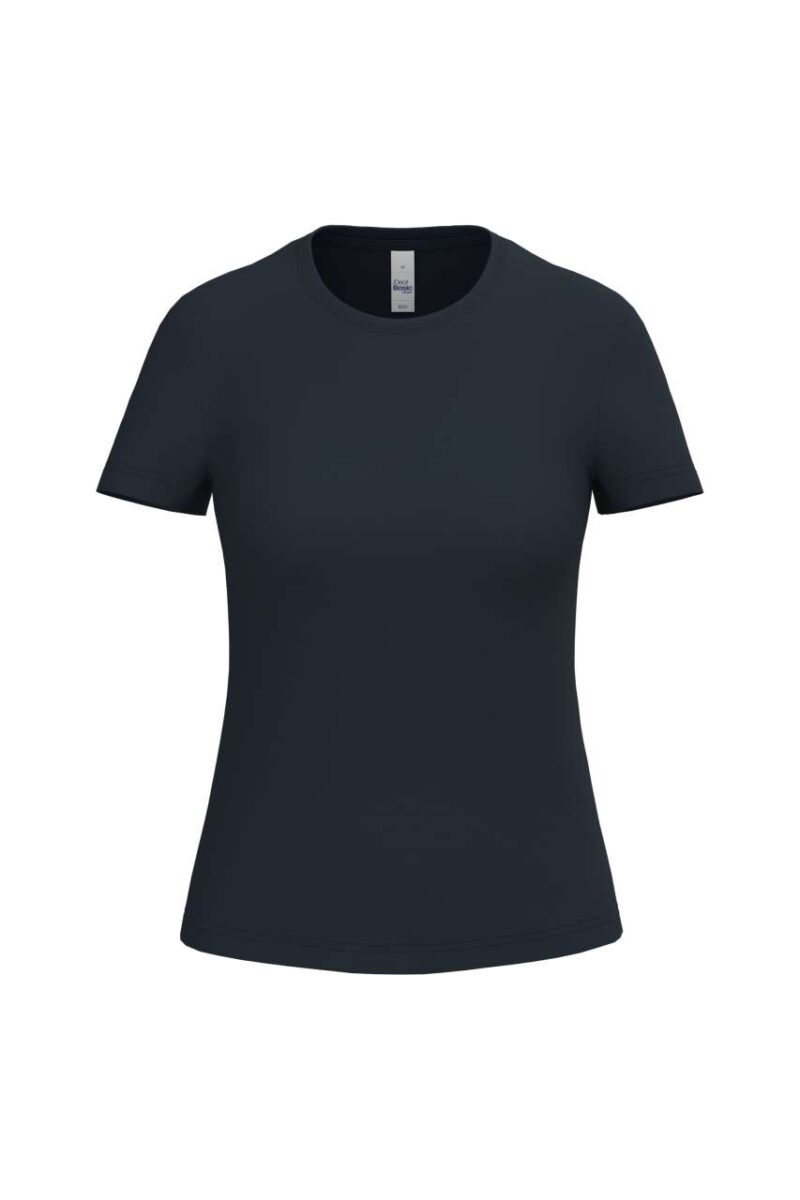 ib301-ideal_navy-a1 iDeal Basic MERCURY LADIES' POLYESTER T-SHIRT - Ideal Navy