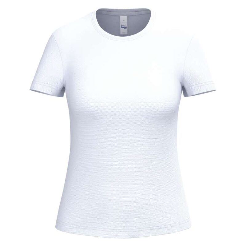 iDeal Basic MERCURY LADIES' POLYESTER T-SHIRT - Ideal White
