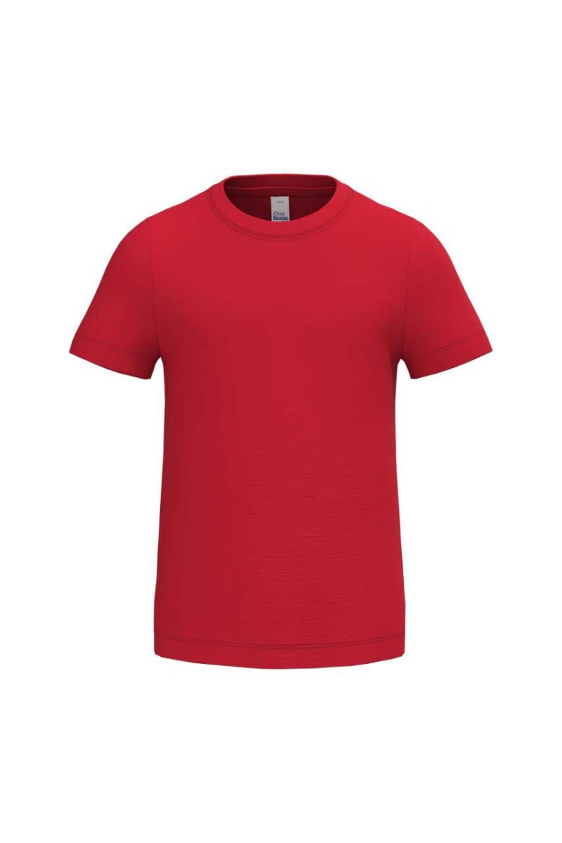 ib302-ideal_red-a1 iDeal Basic T-SHIRT για KIDS POLYESTER MERCURY' - Ideal Red