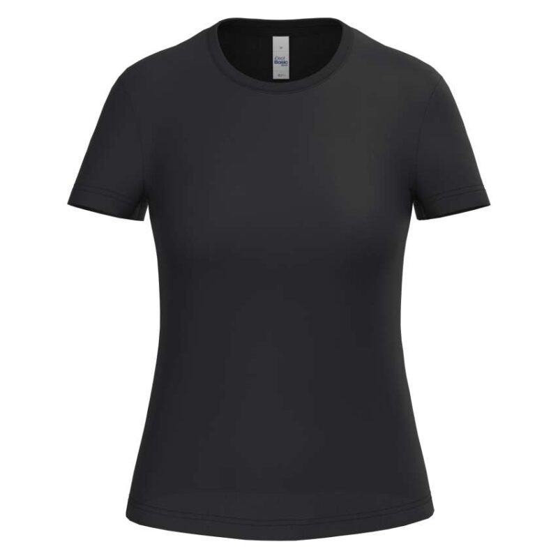 ib311-ideal_black-a1 iDeal Basic IDEAL150 LADIES T-SHIRT - Ideal Black