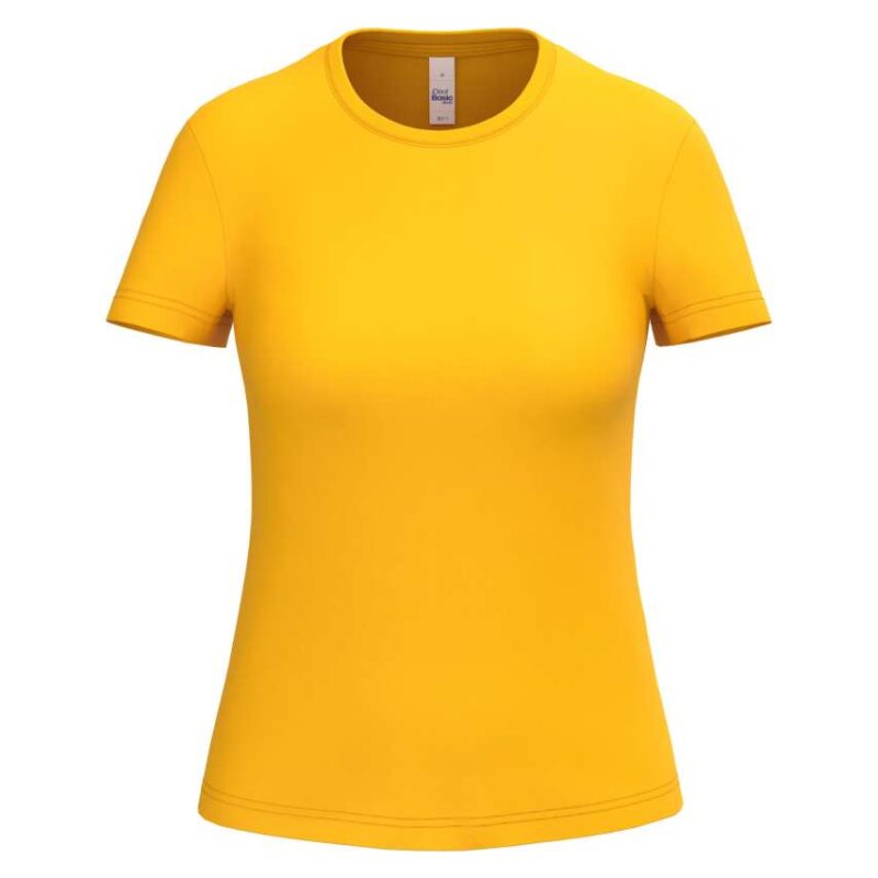 ib311-ideal_gold-a1 iDeal Basic IDEAL150 LADIES T-SHIRT - Ideal Gold
