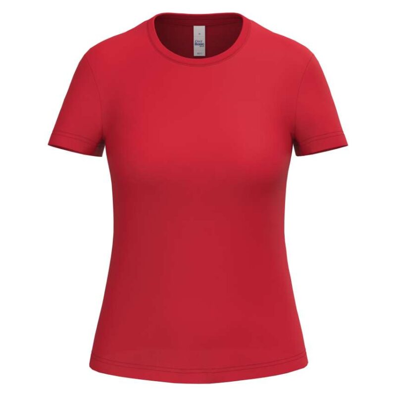 ib311-ideal_red-a1 iDeal Basic IDEAL150 LADIES T-SHIRT - Ideal Red