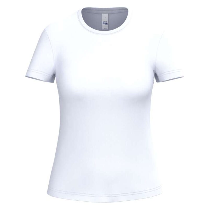 ib311-ideal_white-a1 iDeal Basic IDEAL150 LADIES T-SHIRT - Ideal White