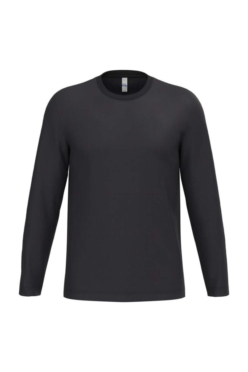 ib313-ideal_black-a1 iDeal Basic IDEAL150 TUBULAR T-SHIRT UNISEX LSL - Ideal Black