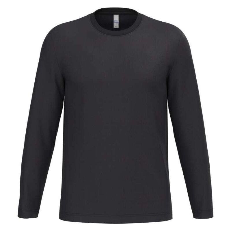 ib313-ideal_black-a1 iDeal Basic IDEAL150 TUBULAR T-SHIRT UNISEX LSL - Ideal Black