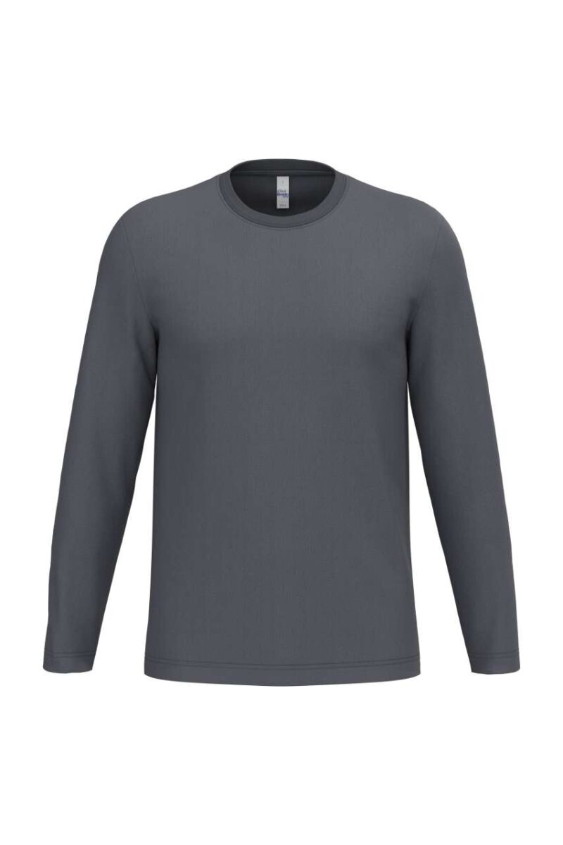 ib313-ideal_dark_grey-a1 iDeal Basic IDEAL150 TUBULAR T-SHIRT UNISEX LSL - Ideal Dark Grey