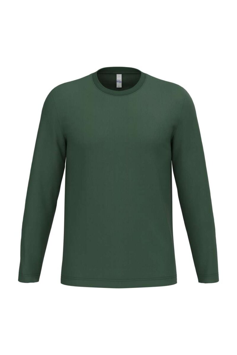 ib313-ideal_forest_green-a1 iDeal Basic IDEAL150 TUBULAR T-SHIRT UNISEX LSL - Ideal Forest Green