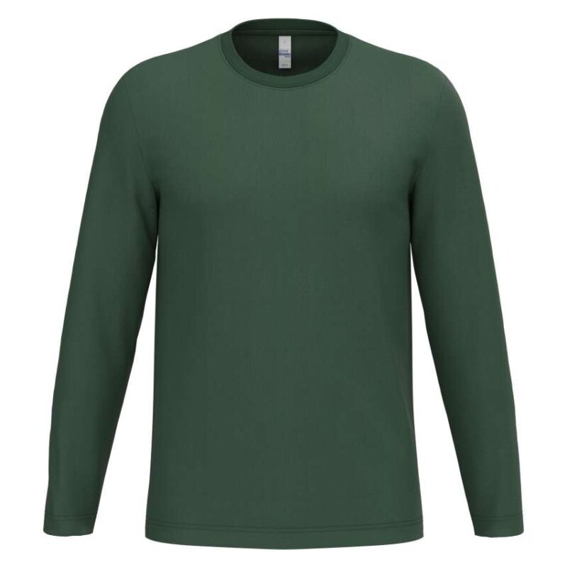 ib313-ideal_forest_green-a1 iDeal Basic IDEAL150 TUBULAR T-SHIRT UNISEX LSL - Ideal Forest Green