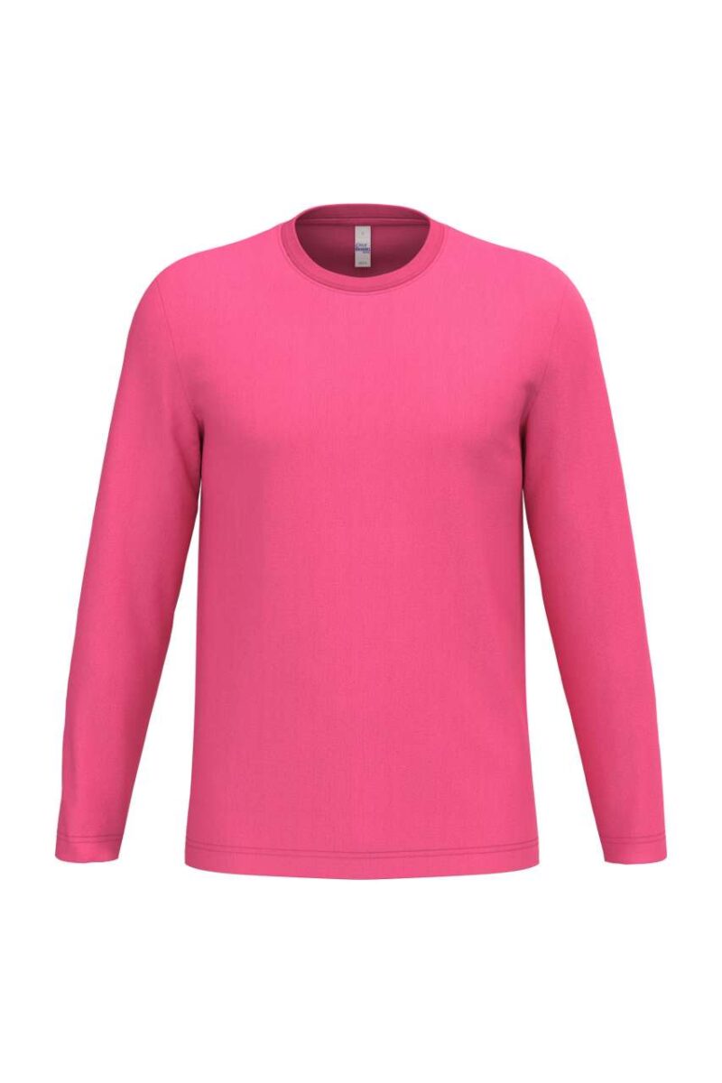 ib313-ideal_fuchsia-a1 iDeal Basic IDEAL150 TUBULAR T-SHIRT UNISEX LSL - Ideal Fuchsia
