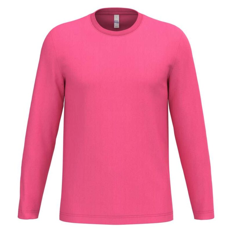 ib313-ideal_fuchsia-a1 iDeal Basic IDEAL150 TUBULAR T-SHIRT UNISEX LSL - Ideal Fuchsia