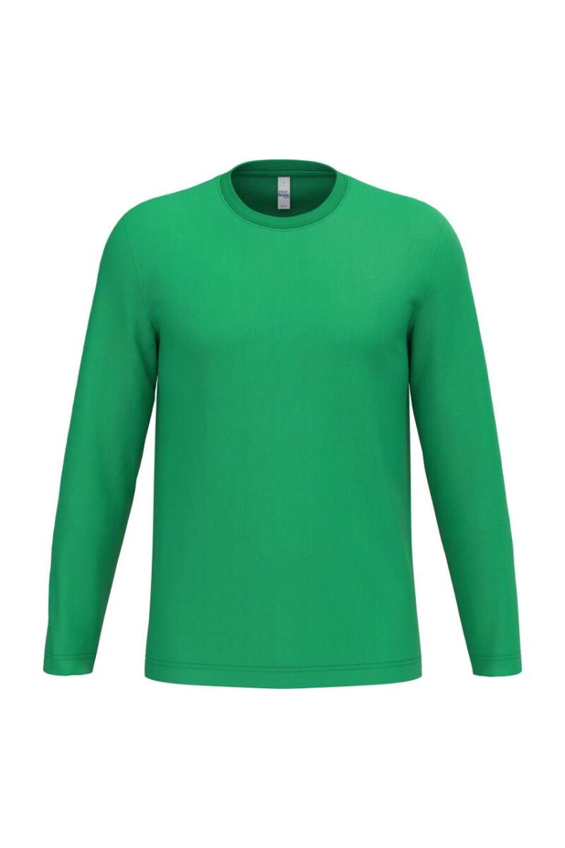 ib313-ideal_kelly_green-a1 iDeal Basic IDEAL150 TUBULAR T-SHIRT UNISEX LSL - Ideal Kelly Green