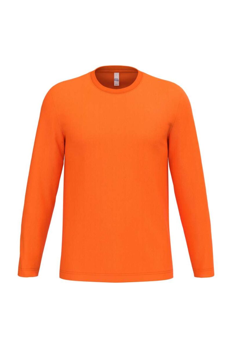 ib313-ideal_orange-a1 iDeal Basic IDEAL150 TUBULAR T-SHIRT UNISEX LSL - Ideal Orange