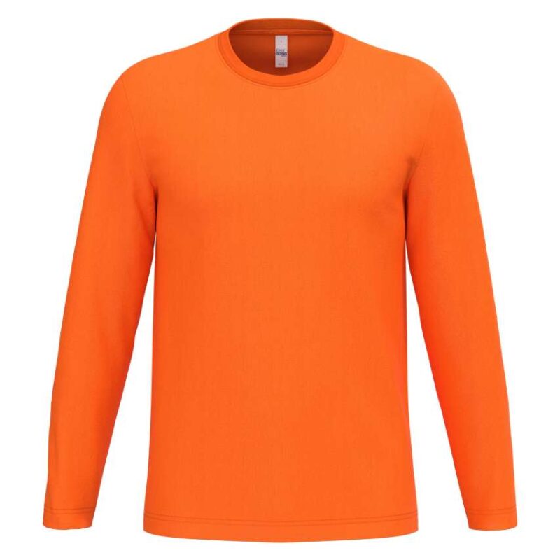 ib313-ideal_orange-a1 iDeal Basic IDEAL150 TUBULAR T-SHIRT UNISEX LSL - Ideal Orange