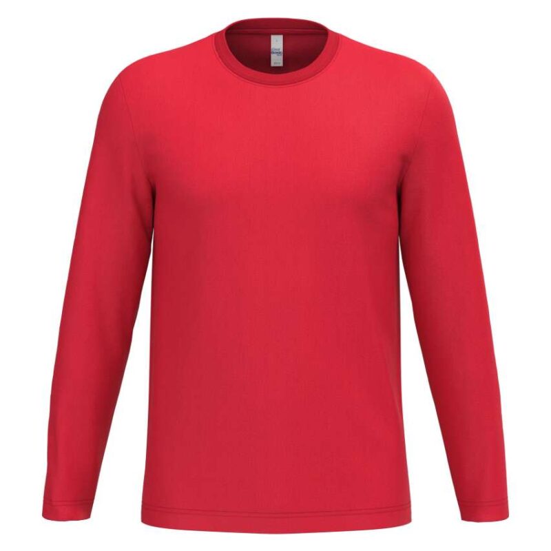 ib313-ideal_red-a1 iDeal Basic IDEAL150 TUBULAR T-SHIRT UNISEX LSL - Ideal Red