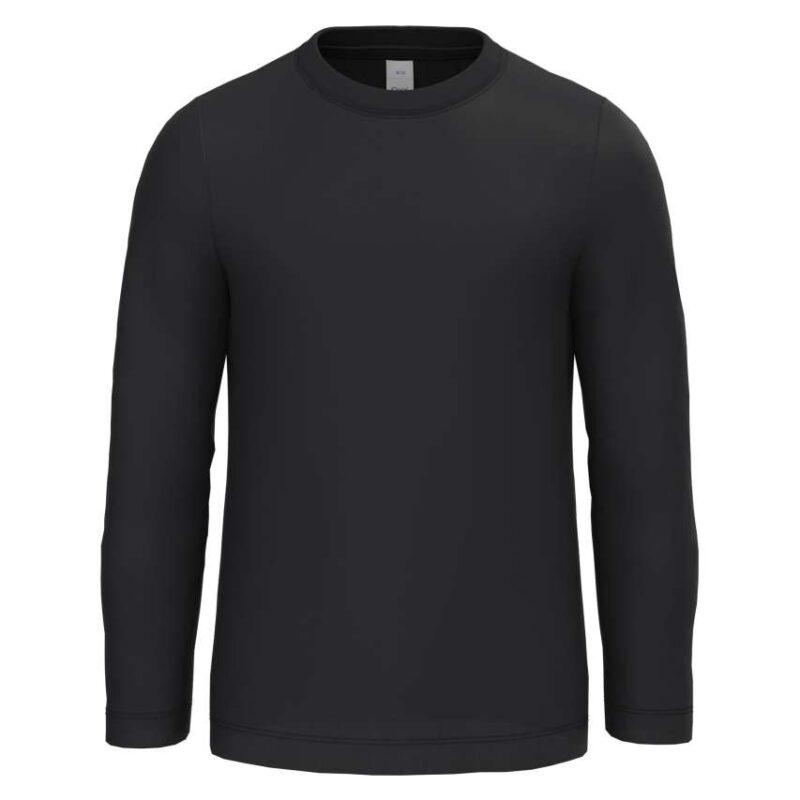ib314-ideal_black-a1 iDeal Basic IDEAL150 T-SHIRT KIDS LSL - Ideal Black