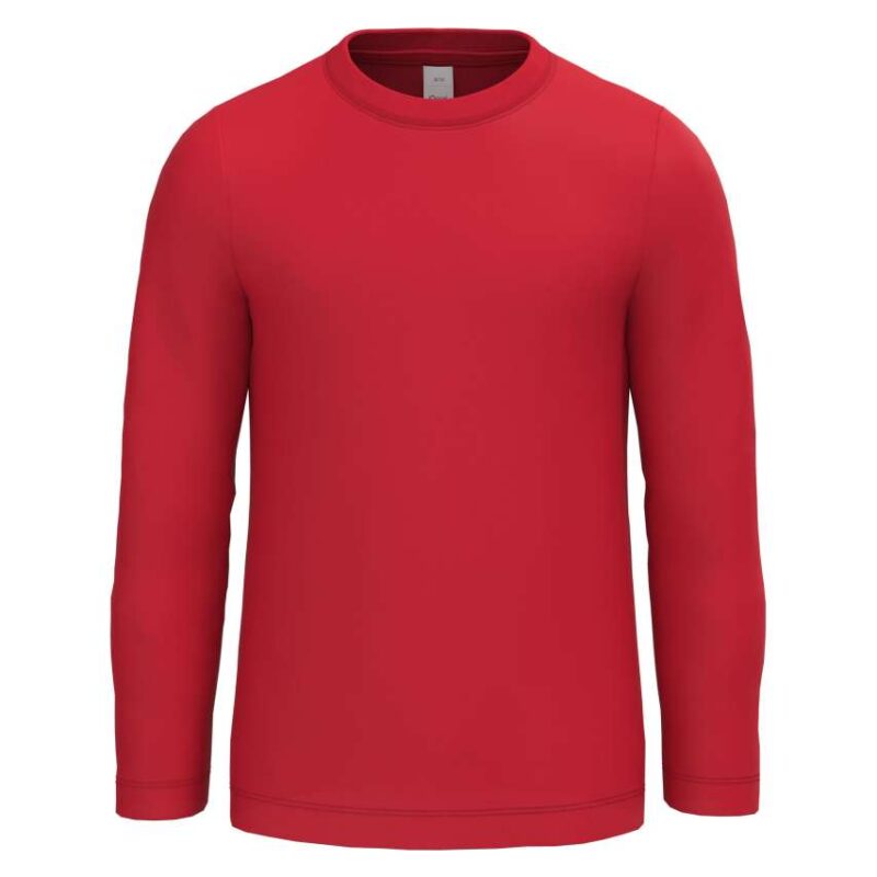 ib314-ideal_red-a1 iDeal Basic IDEAL150 T-SHIRT KIDS LSL - Ideal Red
