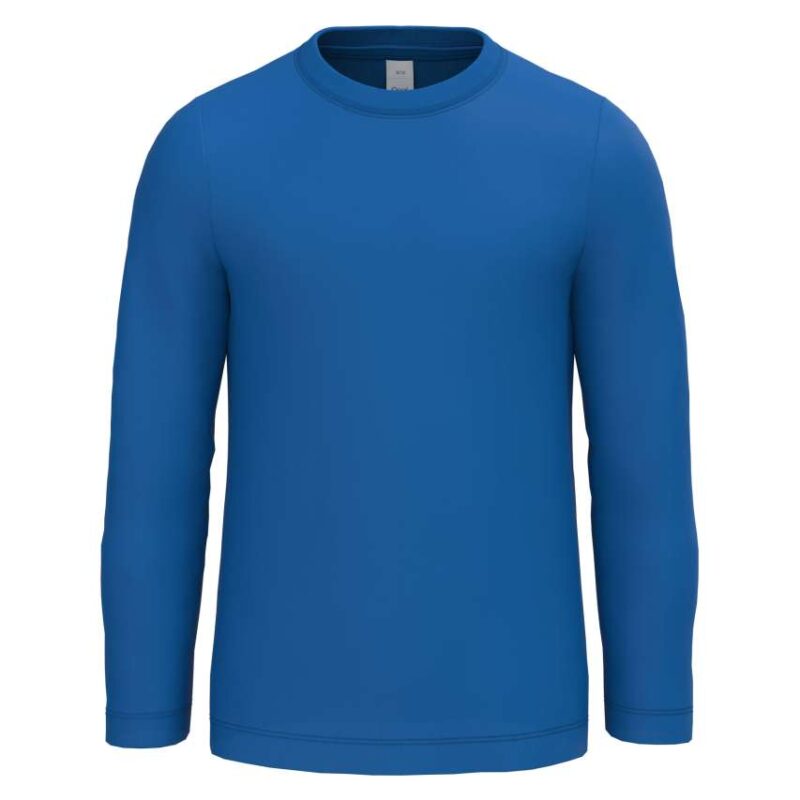 ib314-ideal_royal_blue-a1 iDeal Basic IDEAL150 T-SHIRT KIDS LSL - Ideal Royal Blue