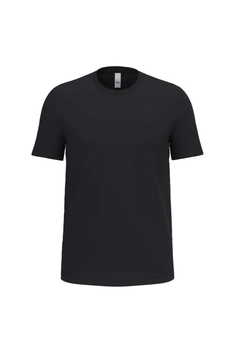 ib316-ideal_black-a1 iDeal Basic T-SHIRT UNISEX TUBULAR IDEAL170 - Ideal Black