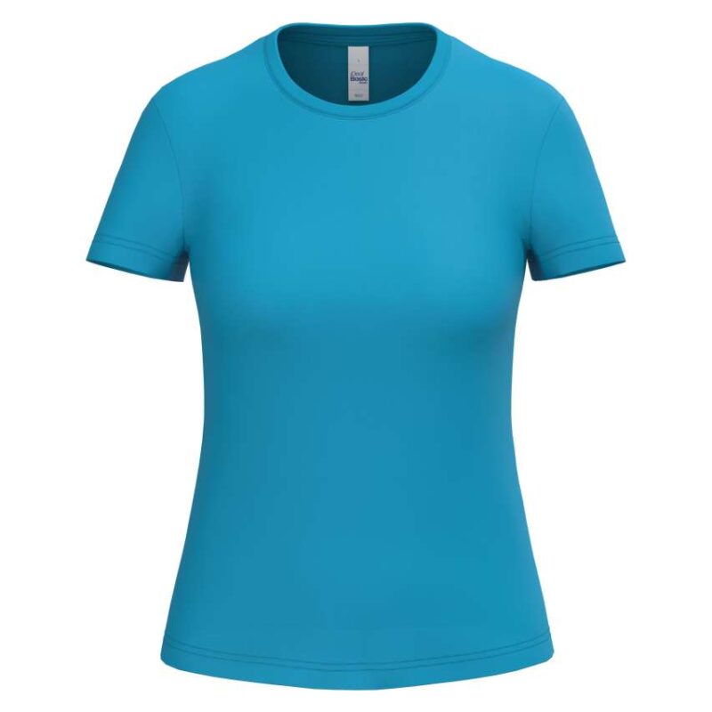 ib321-ideal_atoll_blue-a1 iDeal Basic IDEAL190 T-SHIRT για LADIES - Ideal Atoll Blue