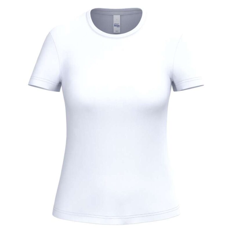 ib321-ideal_white-a1 iDeal Basic IDEAL190 T-SHIRT για LADIES - Ideal White