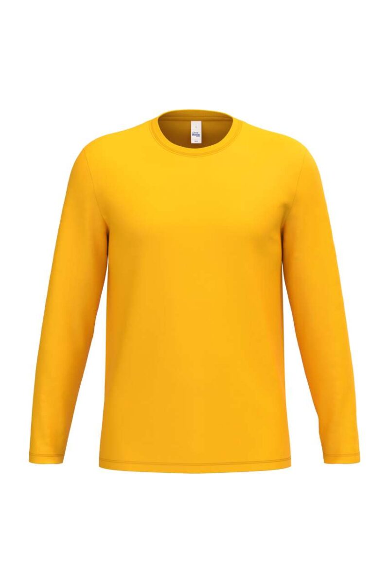 ib323-ideal_gold-a1 iDeal Basic T-SHIRT UNISEX IDEAL190 TUBULAR LSL - Ideal Gold
