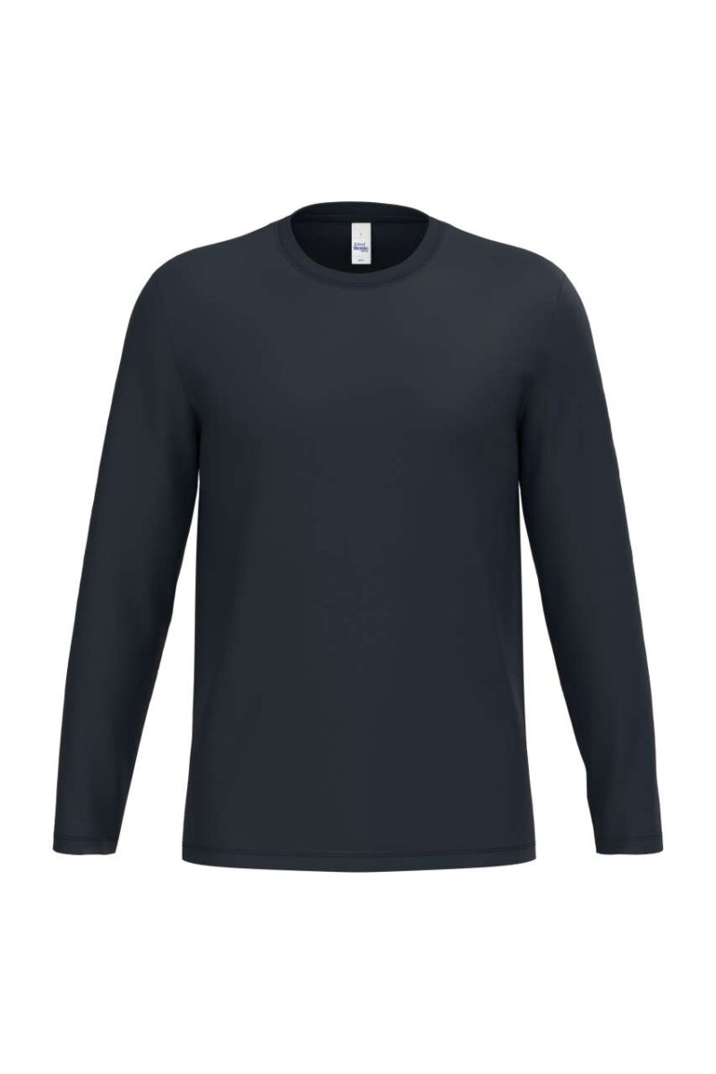 ib323-ideal_navy-a1 iDeal Basic T-SHIRT UNISEX IDEAL190 TUBULAR LSL - Ideal Navy