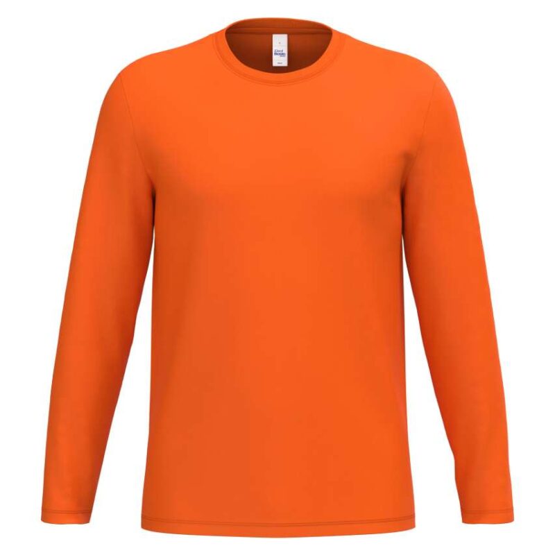 iDeal Basic T-SHIRT UNISEX IDEAL190 TUBULAR LSL - Ideal Orange