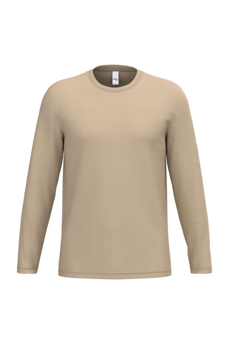 iDeal Basic T-SHIRT UNISEX IDEAL190 TUBULAR LSL - Ideal Sand