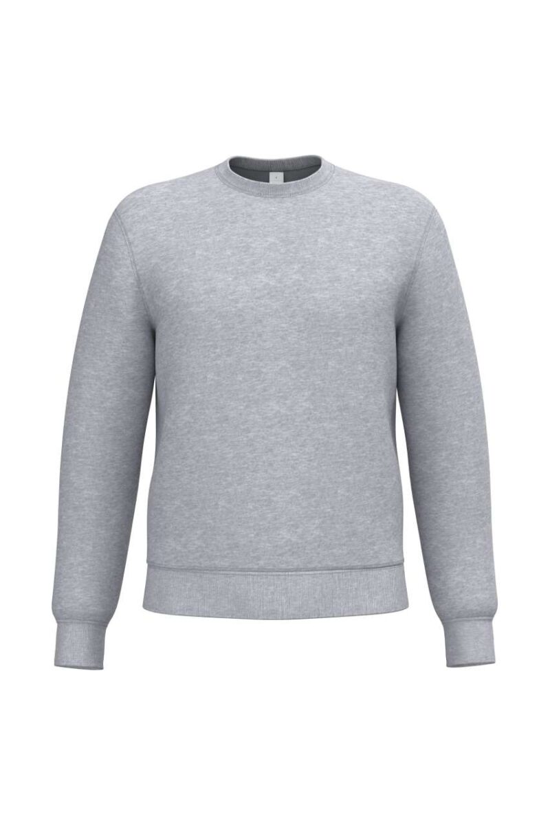ib400-ideal_oxford_grey-a1 iDeal Basic UNISEX BASIC ROUND NECK TUBULAR SWEATSHIRT - Ideal Oxford Grey