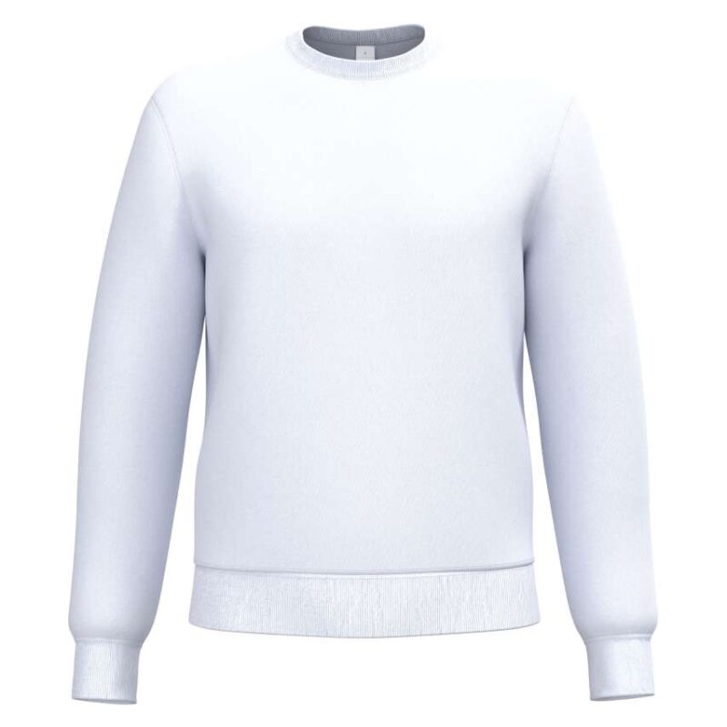 ib400-ideal_white-a1 iDeal Basic UNISEX BASIC ROUND NECK TUBULAR SWEATSHIRT - Ideal White
