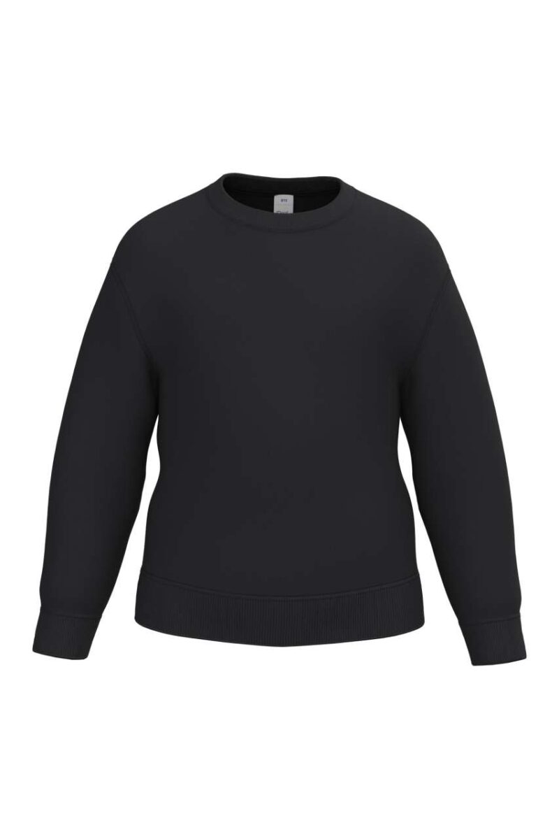 ib401-ideal_black-a1 iDeal Basic Παιδικό BASIC ROUND NECK SWEATSHIRT - Ideal Black