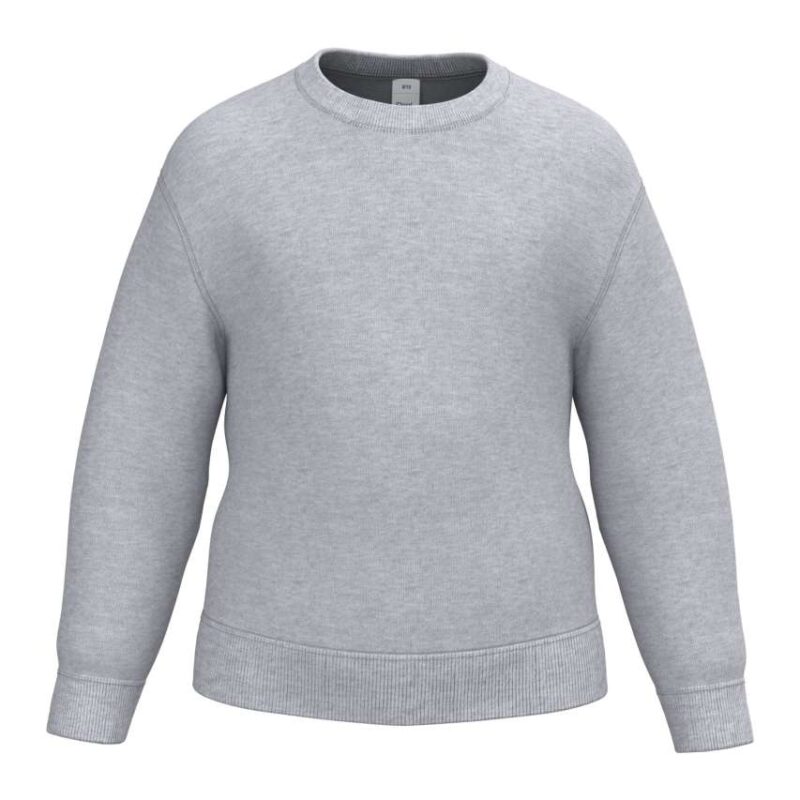 ib401-ideal_oxford_grey-a1 iDeal Basic Παιδικό BASIC ROUND NECK SWEATSHIRT - Ideal Oxford Grey