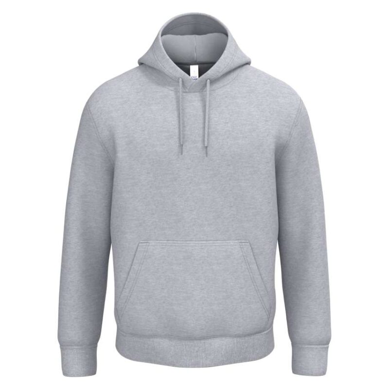 ib402-ideal_oxford_grey-a1 iDeal Basic UNISEX BASIC HOODIE TUBULAR SWEATSHIRT - Ideal Oxford Grey