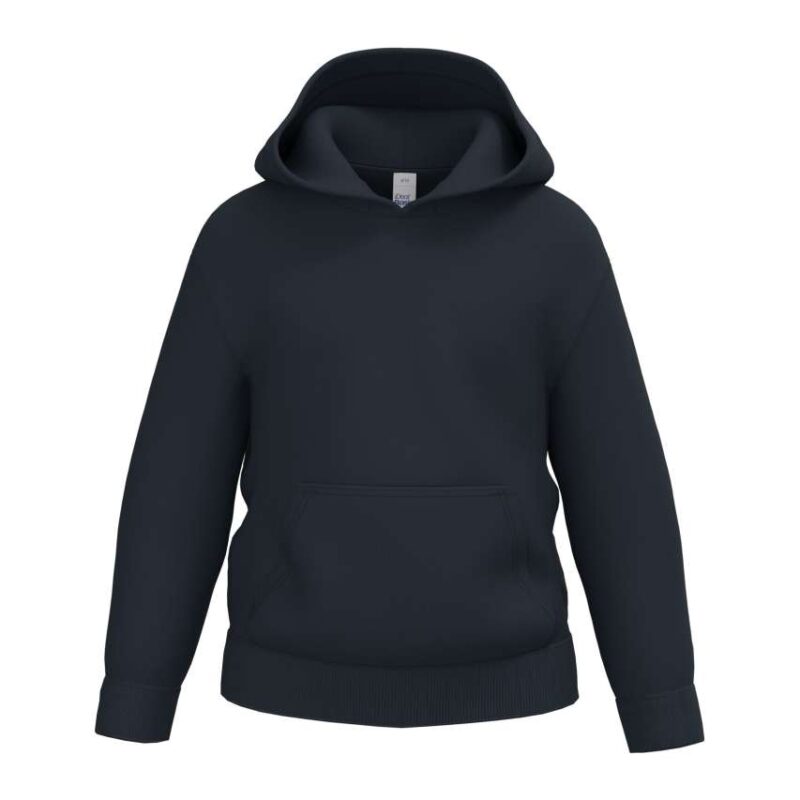 ib403-ideal_navy-a1 iDeal Basic KIDS' BASIC HOODIE SWEATSHIRT - Ideal Navy
