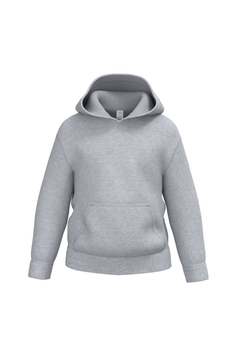 ib403-ideal_oxford_grey-a1 iDeal Basic KIDS' BASIC HOODIE SWEATSHIRT - Ideal Oxford Grey