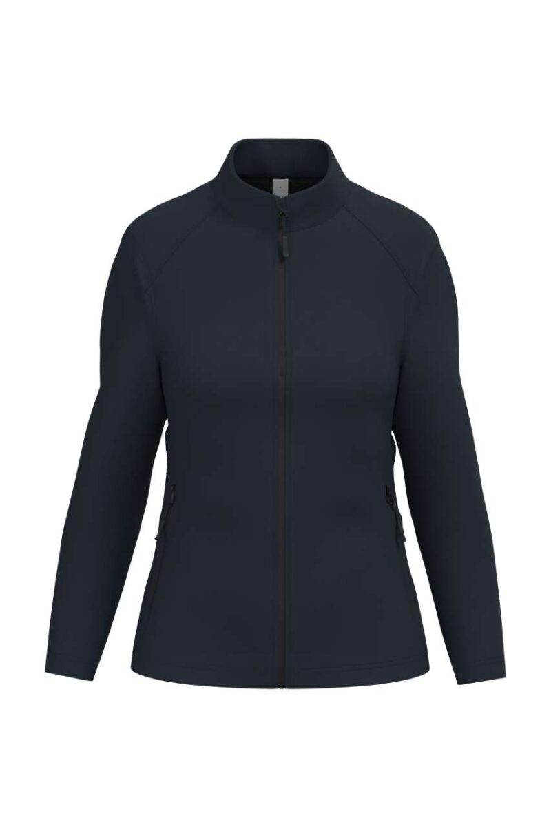 ib411-ideal_navy-a1 iDeal Basic LADIES' BASIC SOFTSHELL JACKET - Ideal Navy