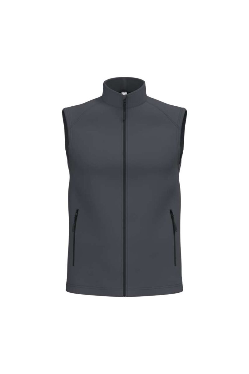 ib413-ideal_dark_grey-a1 iDeal Basic UNISEX BASIC SOFTSHELL BODYWARMER - Ideal Dark Grey