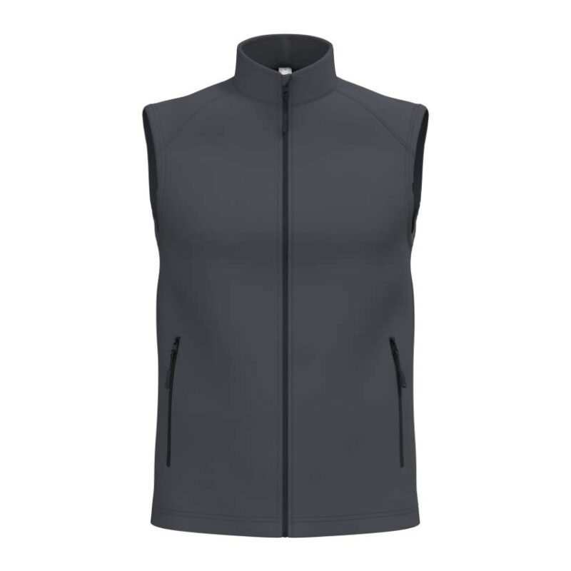 ib413-ideal_dark_grey-a1 iDeal Basic UNISEX BASIC SOFTSHELL BODYWARMER - Ideal Dark Grey