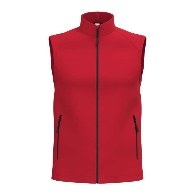ib413-ideal_red-a1 iDeal Basic UNISEX BASIC SOFTSHELL BODYWARMER - Ideal Red