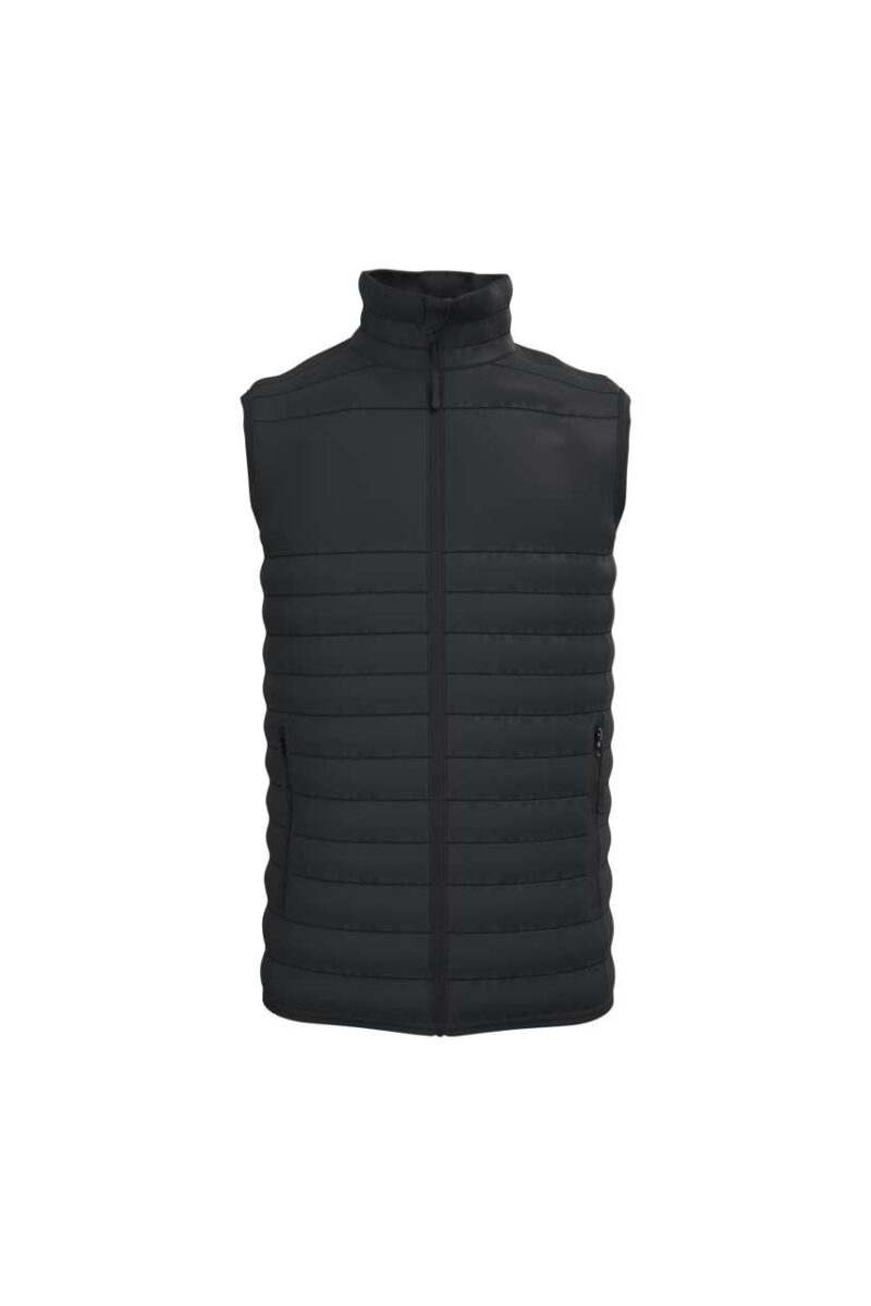 iDeal Basic MEN'S PADDED BODYWARMER - Μαύρο