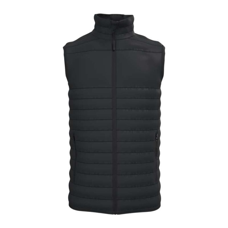 iDeal Basic MEN'S PADDED BODYWARMER - Μαύρο