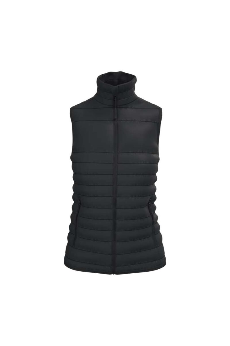 ib6173-black-a1 iDeal Basic LADIES PADDED BODYWARMER - Μαύρο