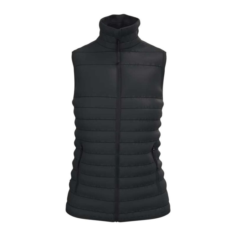 ib6173-black-a1 iDeal Basic LADIES PADDED BODYWARMER - Μαύρο
