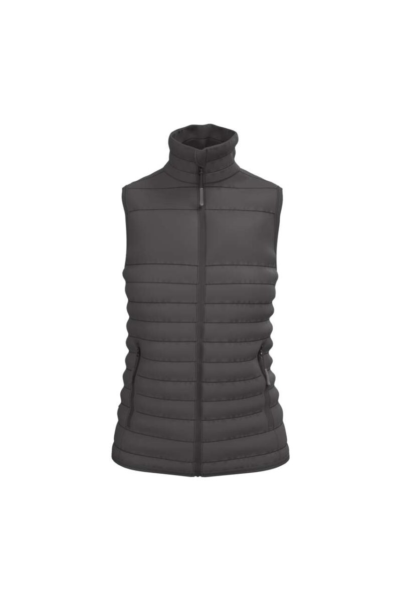 ib6173-dark_grey-a1 iDeal Basic LADIES PADDED BODYWARMER - Σκούρο Γκρι