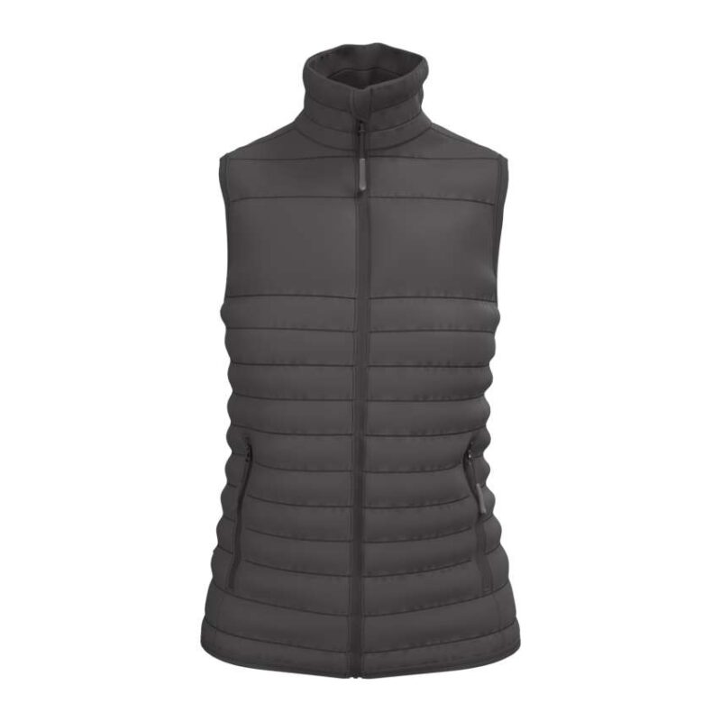 ib6173-dark_grey-a1 iDeal Basic LADIES PADDED BODYWARMER - Σκούρο Γκρι