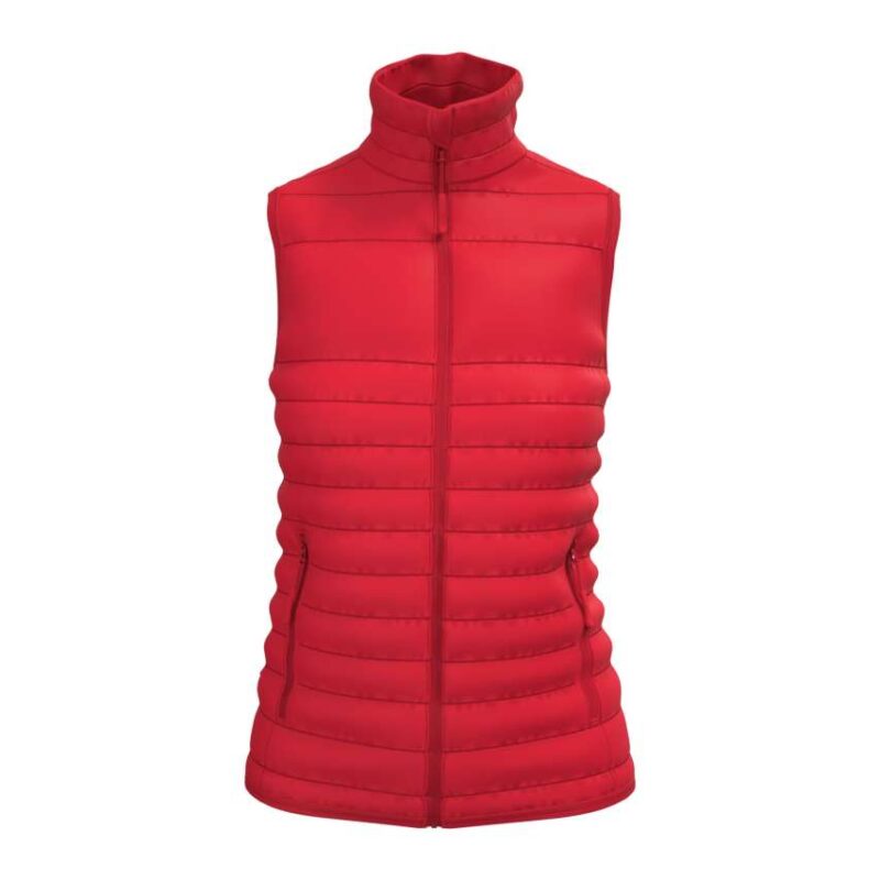 ib6173-ideal_red-a1 iDeal Basic LADIES PADDED BODYWARMER - Ideal Red