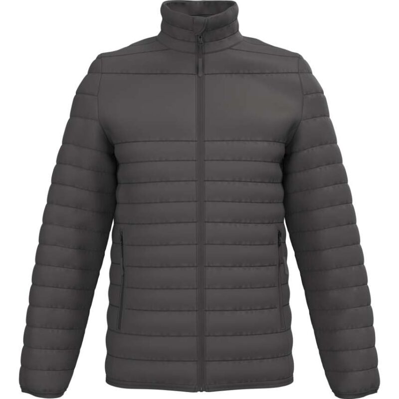 ib6175-dark_grey-a1 iDeal Basic MEN PADDED JACKET - Σκούρο Γκρι