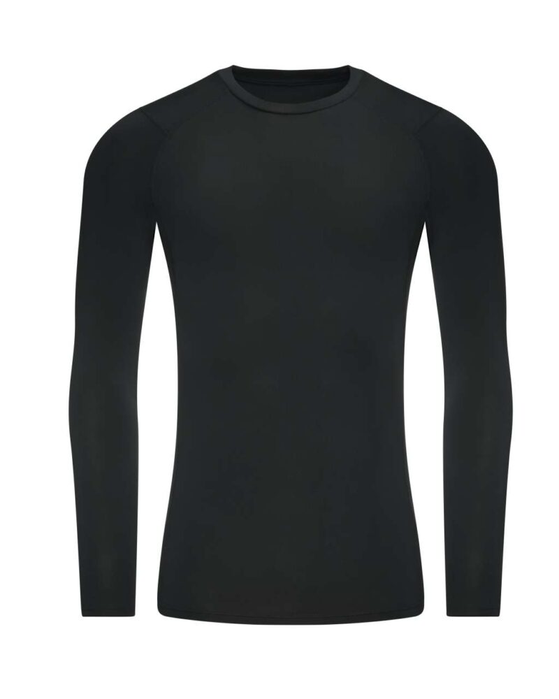 jc232-jet_black-a1 Just Cool ACTIVE RECYCLED BASELAYER - Κατάμαυρο