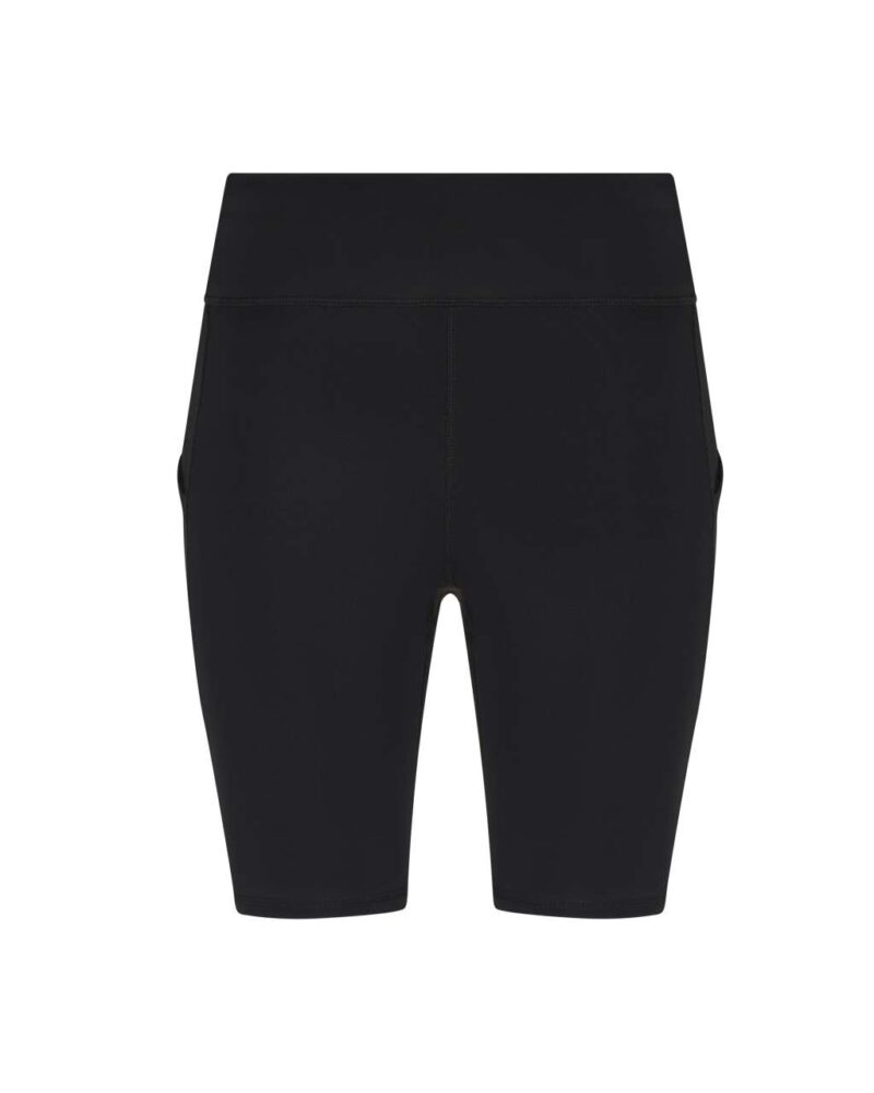 jc288-jet_black-a1 Just Cool SHORTS RECYCLED TECH WOMEN'S - Κατάμαυρο